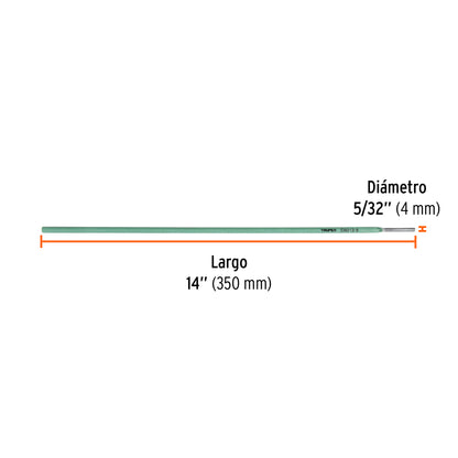 Electrodos para Soldadura 6013 5/32" Truper 1kg - Solución Profesional para Estructuras Ligeras, Láminas Delgadas y Herrería - Arco Estable Sin Porosidad E6013-5
