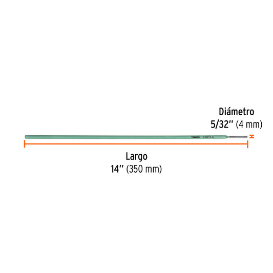 Electrodos para Soldadura 6013 5/32" Truper 1kg - Solución Profesional para Estructuras Ligeras, Láminas Delgadas y Herrería - Arco Estable Sin Porosidad E6013-5
