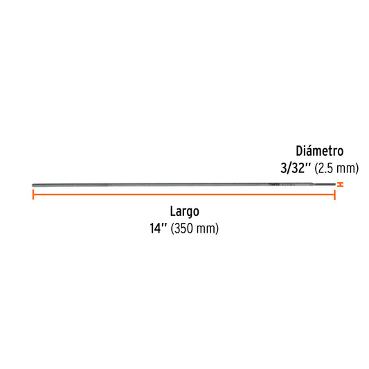 Electrodos de Soldadura 7018 3/32" Truper 1kg - Bajo Hidrógeno para Estructuras Pesadas, Acero Suave CA/CD Sin Porosidad - Ideal para Construcción Industrial y Puentes