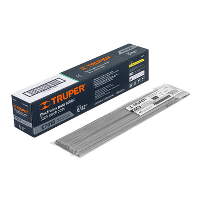 Electrodos de Soldadura 7018 5/32 Truper E7018-5 - Soldadura Profesional Estructuras Pesadas Sin Porosidad - 1kg Bajo Hidrógeno