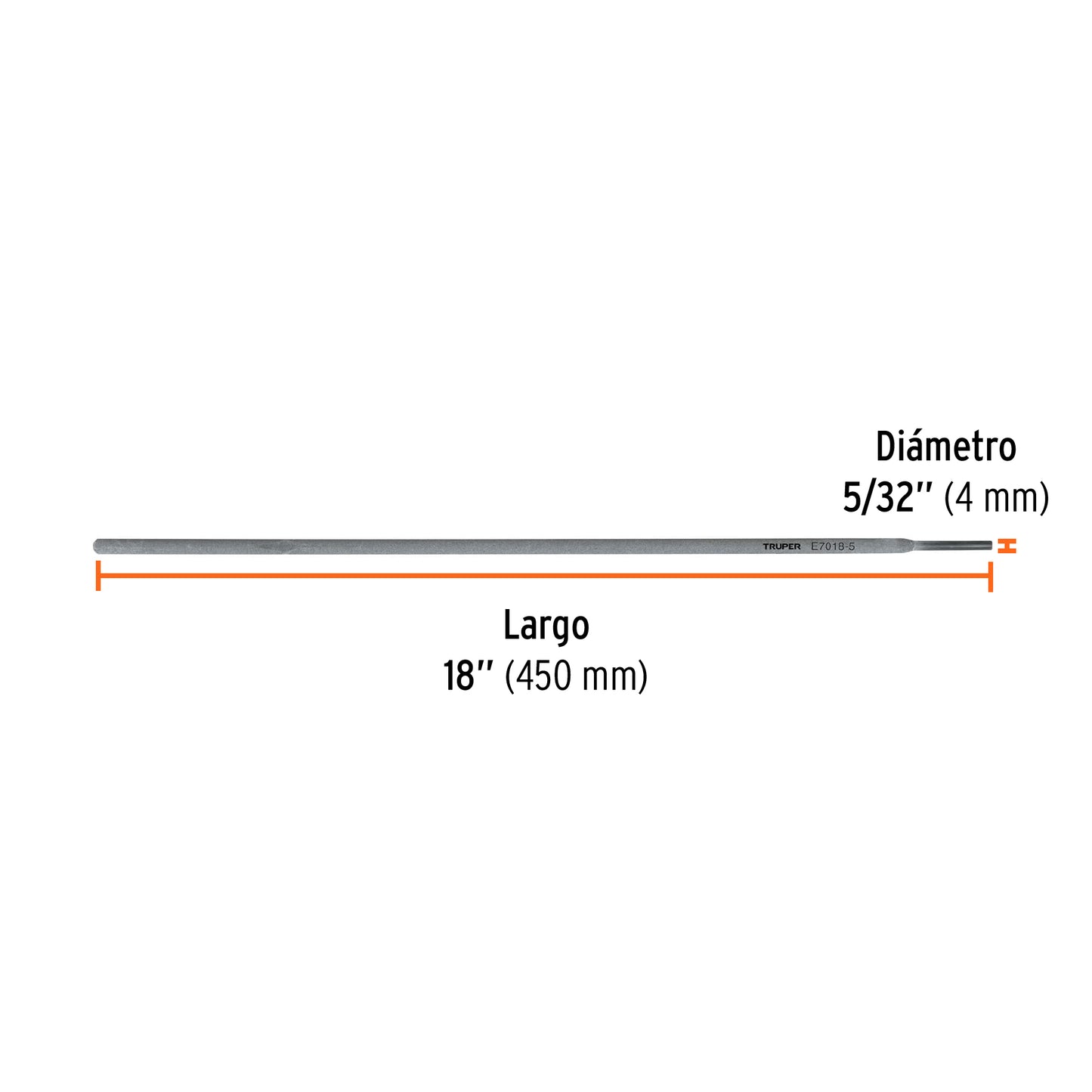 Electrodos de Soldadura 7018 5/32 Truper E7018-5 - Soldadura Profesional Estructuras Pesadas Sin Porosidad - 1kg Bajo Hidrógeno