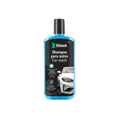 Shampoo Automotriz KLINTEK EA-10 473ml - Limpieza Profunda para Carrocerías de Autos y Camiones - Fórmula Concentrada Biodegradable