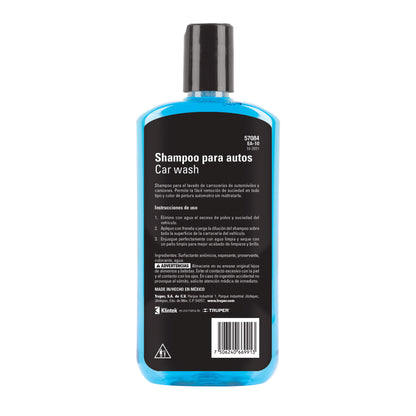 Shampoo Automotriz KLINTEK EA-10 473ml - Limpieza Profunda para Carrocerías de Autos y Camiones - Fórmula Concentrada Biodegradable