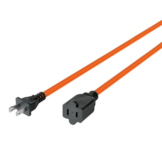 Extensión Eléctrica Uso Rudo 10m 2x16 AWG - Cable Resistente PVC Anti-Flama para Desbrozadoras, Motosierras y Sopladoras - ER-10X16S