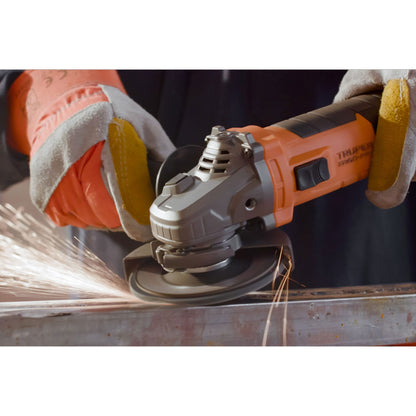 Esmeriladora Angular 4-1/2" 850W TRUPER ERGO PRO - Motor Balero Bolas Mango Ajustable