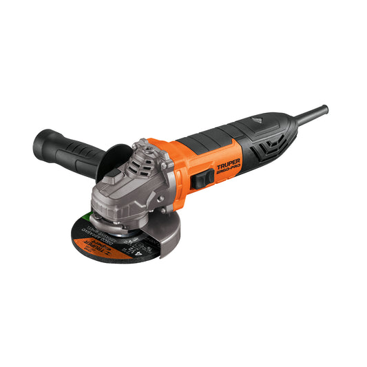 Esmeriladora Angular 4-1/2" 950W TRUPER ERGO PRO ERGO-4590 - Motor Balero Bolas Mango Ajustable
