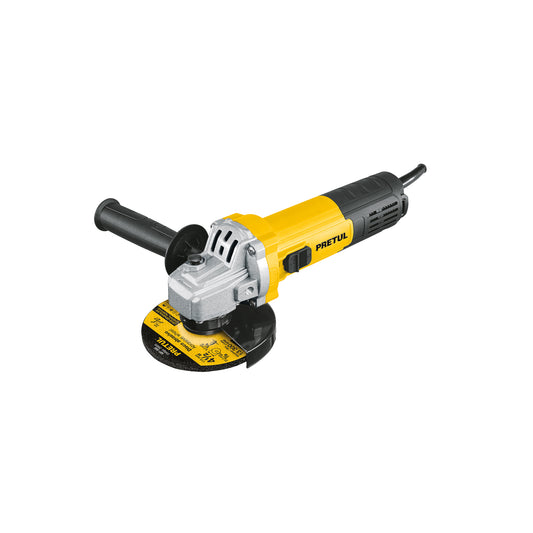 Esmeriladora Angular PRETUL 4-1/2 Pulgadas 550W ESMA-4-1/2P5 - Motor Eficiente Mango Ajustable Uso Continuo