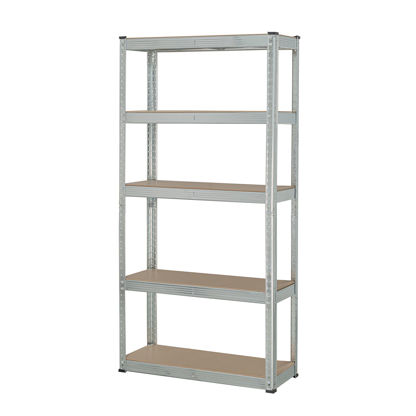 Estante Metálico PRETUL 5 Repisas MDF 35kg - Organizador Industrial Galvanizado Sin Tornillos 150x30x75cm - Solución Profesional para Optimizar Espacios de Almacenamiento