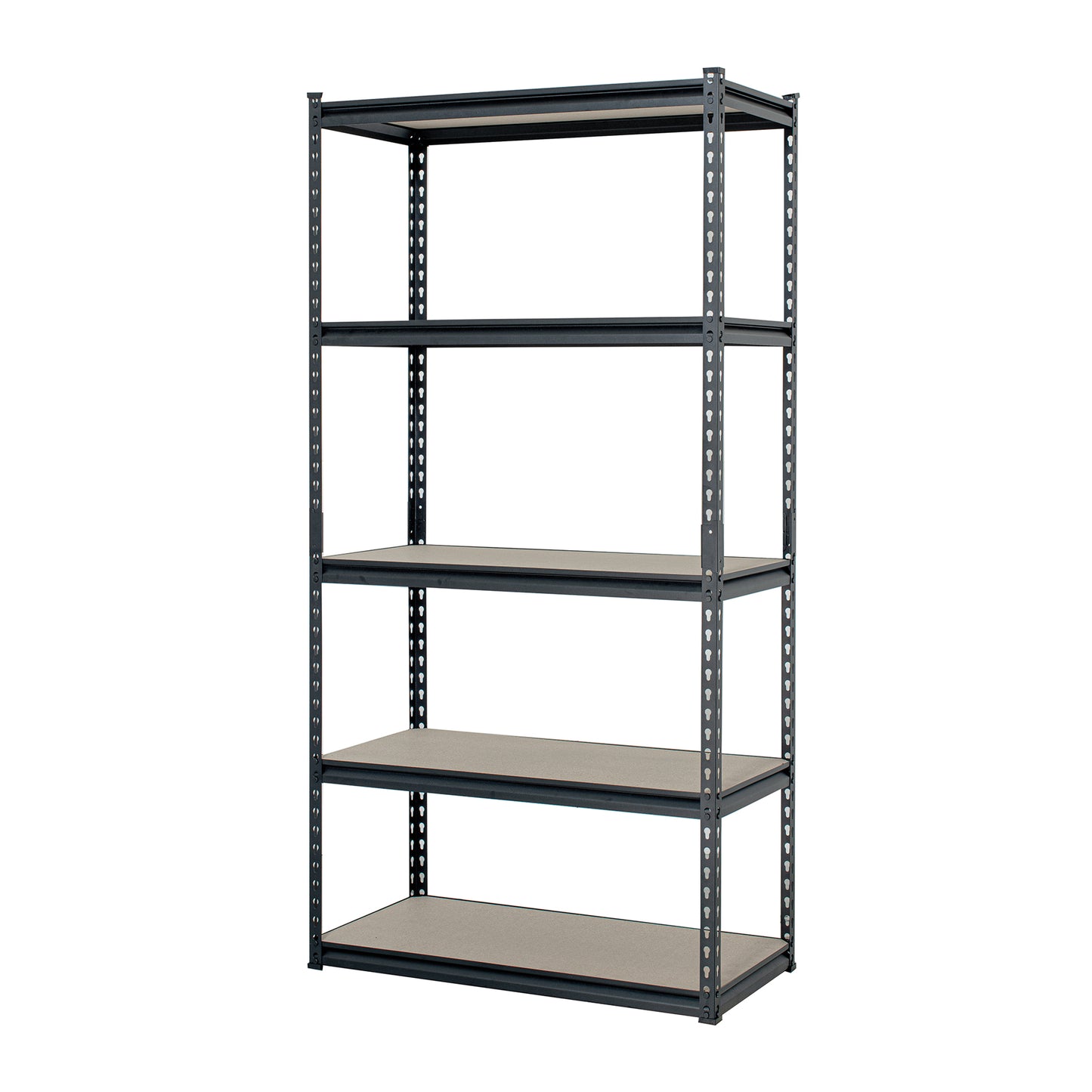 Estante Metálico PRETUL 5 Repisas MDP 180x45x90cm - Organiza y Optimiza Espacios sin Tornillos - Capacidad 60kg - ESME-601