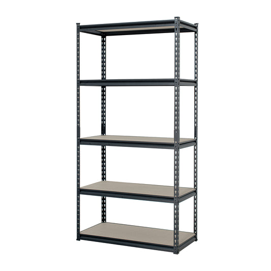 Estante Metálico PRETUL 5 Repisas MDP 180x45x90cm - Organiza y Optimiza Espacios sin Tornillos - Capacidad 60kg - ESME-601