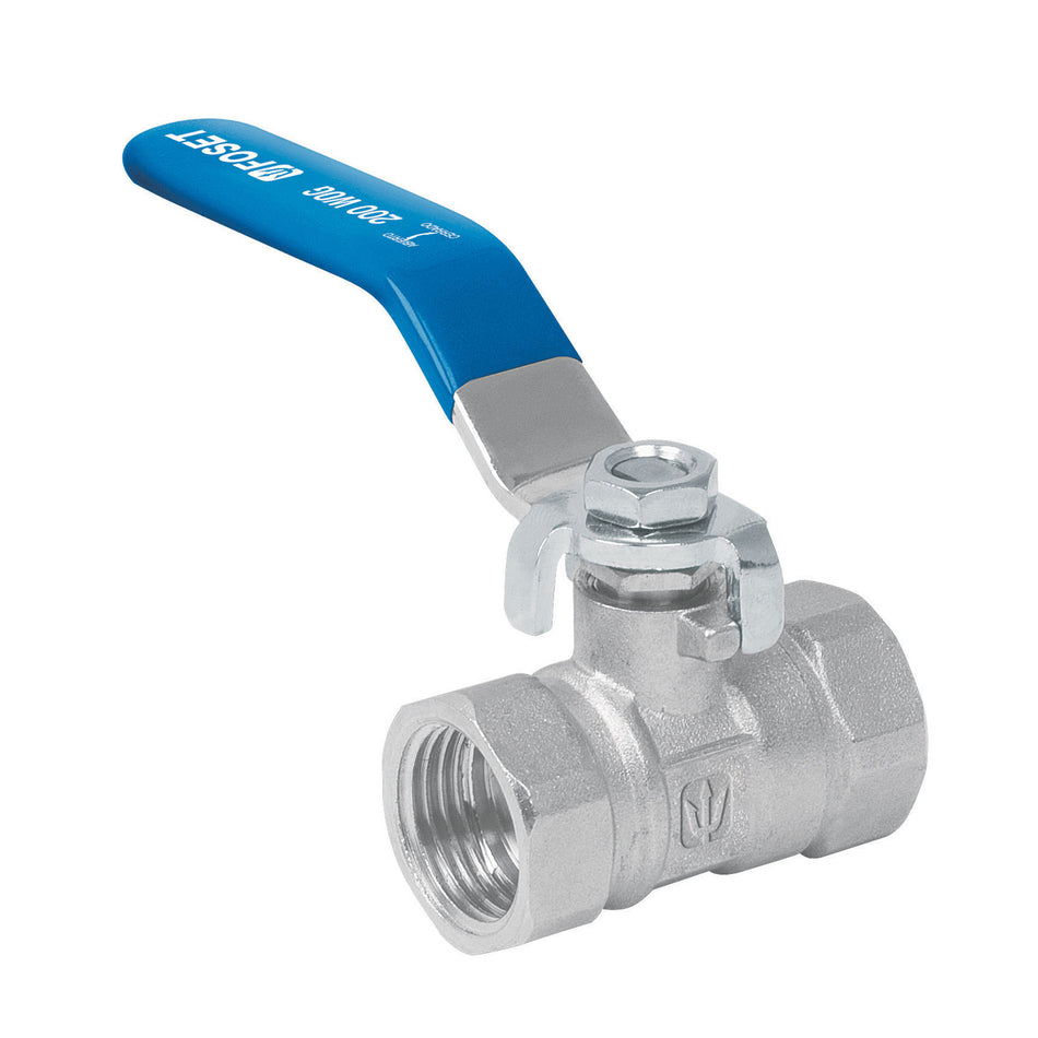 Válvulas de esfera, roscables para agua aceite o Gas 200 y 300 PSI Foset Plomeria