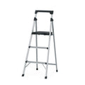 Escalera Tubular Plegable Truper 3 Peldaños Aluminio Antiderrapante - Solución Segura para Trabajos en Altura hasta 1.68m - ESTU-3A