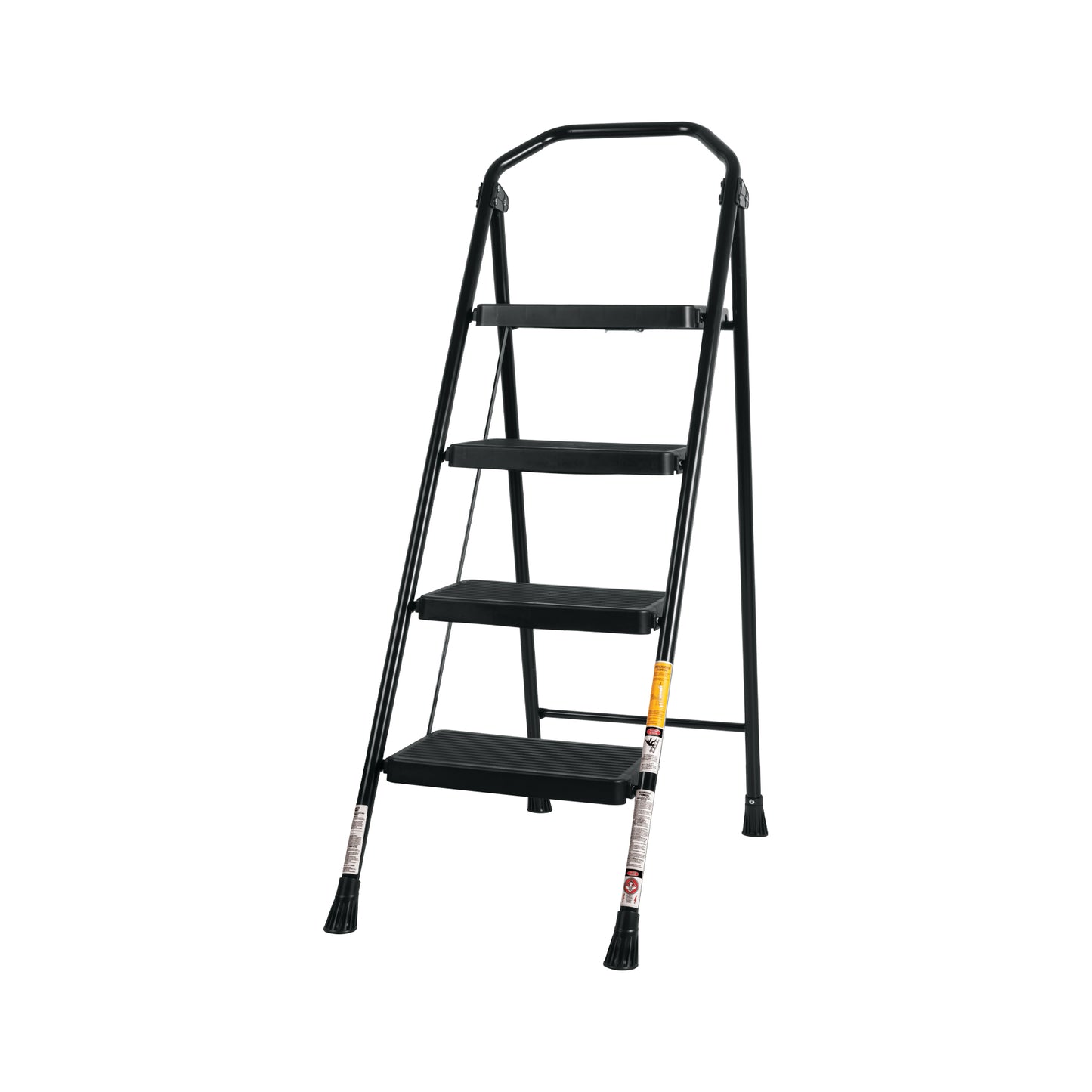 Escalera Tubular Plegable Truper 4 Peldaños Antiderrapantes - Solución Segura para Trabajos en Altura - Fácil Almacenamiento y Transporte - ESTU-4