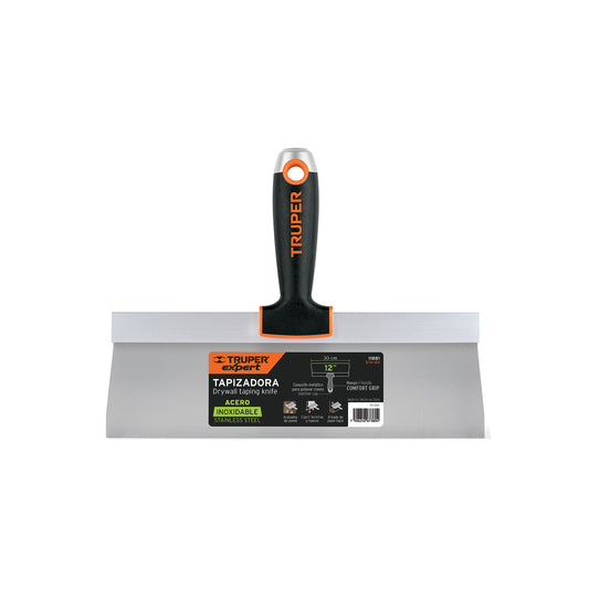 Espátula Tapizadora Profesional 12 Pulgadas Acero Inoxidable ETA-12X - Truper Expert Anticorrosión Mango Ergonómico para Tapicería y Acabados