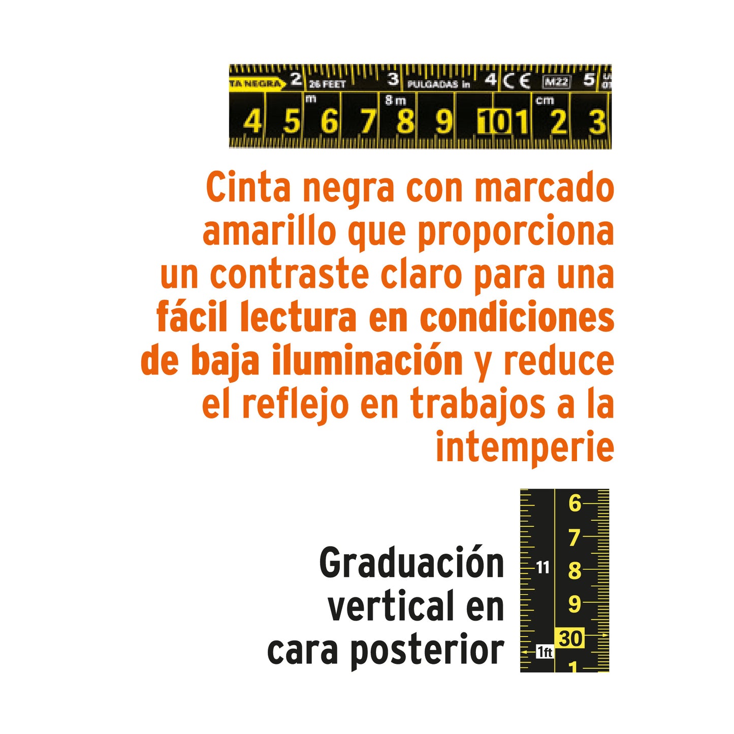 Flexómetro Contra Impactos 3m Truper FCN-3M - Cinta Negra 13mm Resistente con Triple Imán - Solución Profesional para Medición Precisa en Construcción
