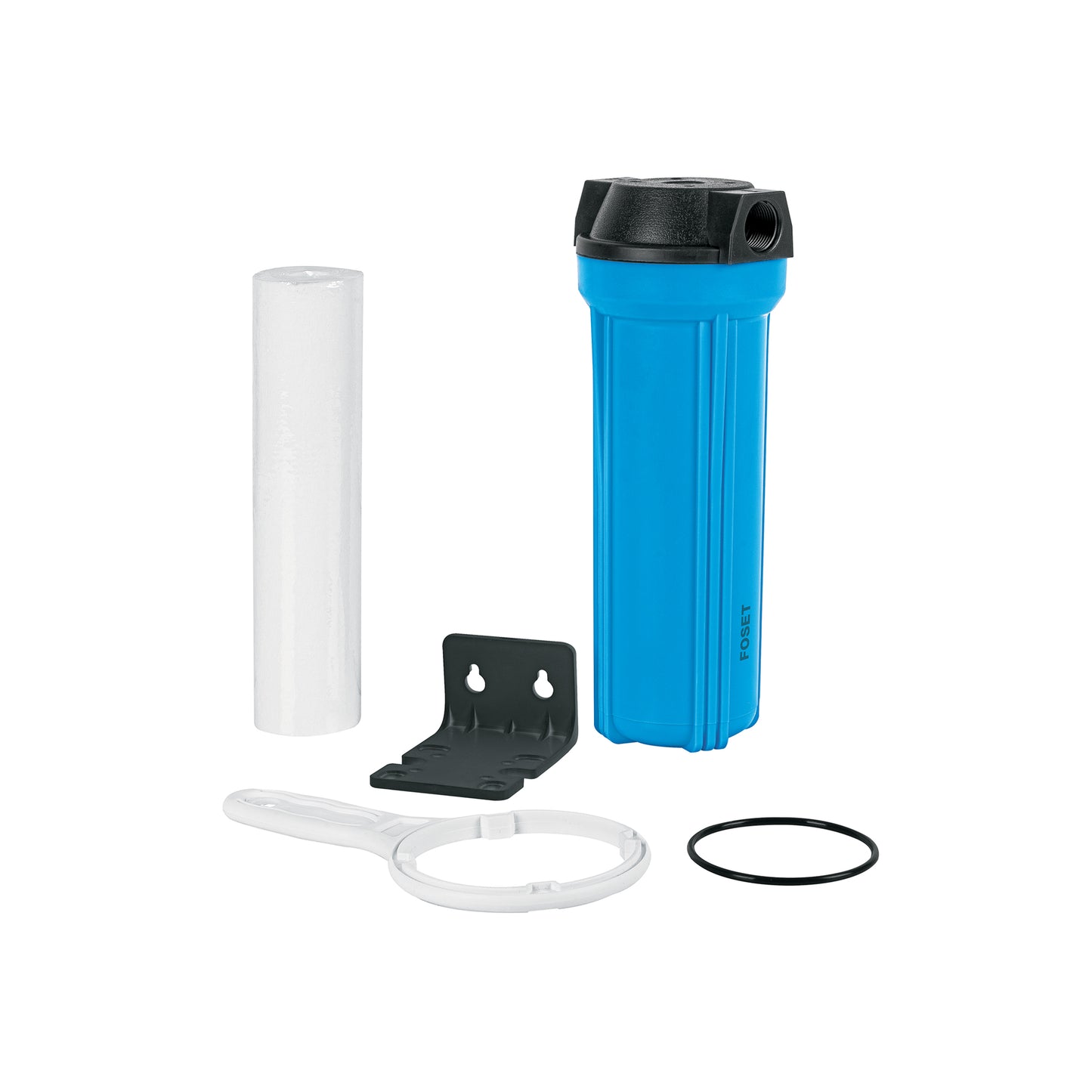 Filtro de Sedimentos FOSET FILA-P1 - Elimina Tierra y Arena del Agua - Protege Tuberías y Llaves - Polipropileno para Casa, Tinaco y Cisterna