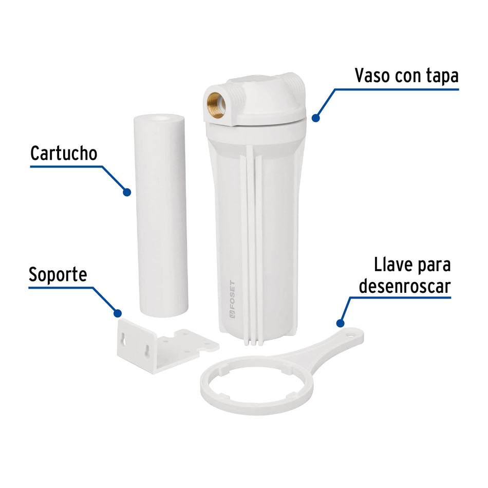 Filtro para agua, Foset, Limpiador, Depurador