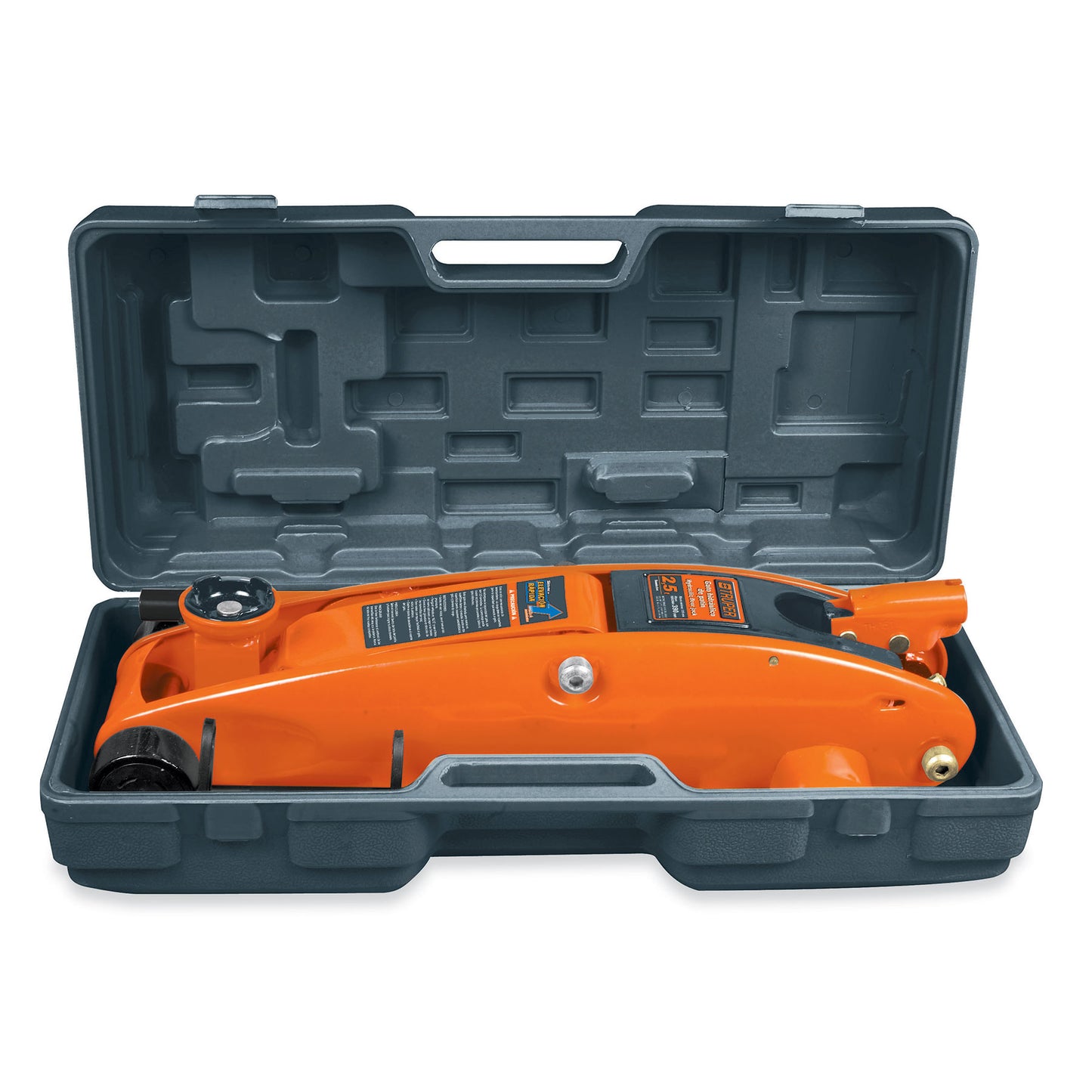 Gato Hidráulico de Patín 2.5 Toneladas GAPA-250 - Elevación Rápida con Ruedas y Maletín - Solución Profesional para Talleres Mecánicos