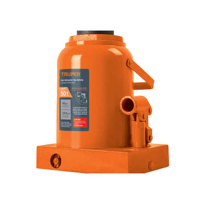 Gato Hidráulico Botella Truper 50 Toneladas GAT-50 - Levanta Cargas Pesadas con Máxima Estabilidad
