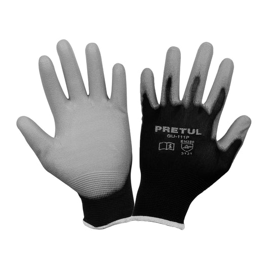 Guantes de Nylon con Recubrimiento Poliuretano PRETUL GU-111P - Protección y Destreza para Trabajo de Precisión