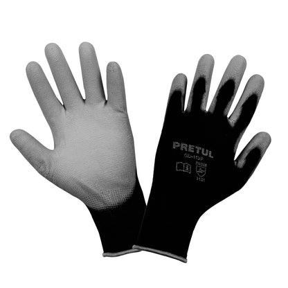 Guantes de Nylon con Recubrimiento Poliuretano PRETUL GU-113P - Protección y Destreza para Trabajo de Precisión