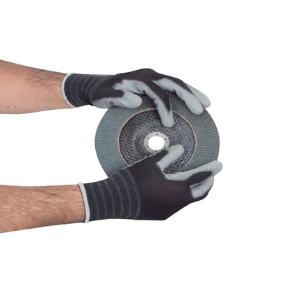 Guantes de Trabajo TRUPER GU-113 Nylon con Recubrimiento Poliuretano - Máxima Destreza y Sensibilidad para Manejo Preciso de Piezas Pequeñas