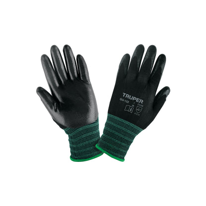 Guantes de Seguridad Industrial Nitrilo TRUPER GU-122 - Protección Antideslizante para Trabajo Húmedo y Seco Talla M