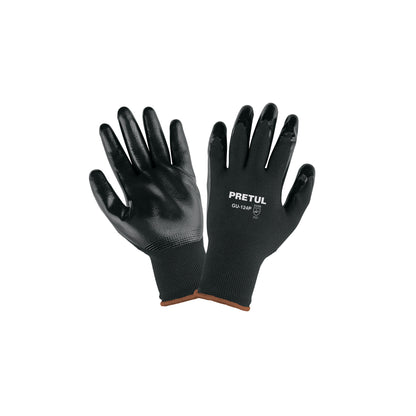 Guantes de Nitrilo Pretul GU-124P - Protección Antideslizante para Trabajo Húmedo y Seco XG