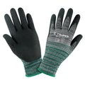 Guantes de Nylon con Recubrimiento de Nitrilo Arenoso TRUPER GU-131 - Protección Profesional contra Aceites, Grasas y Solventes