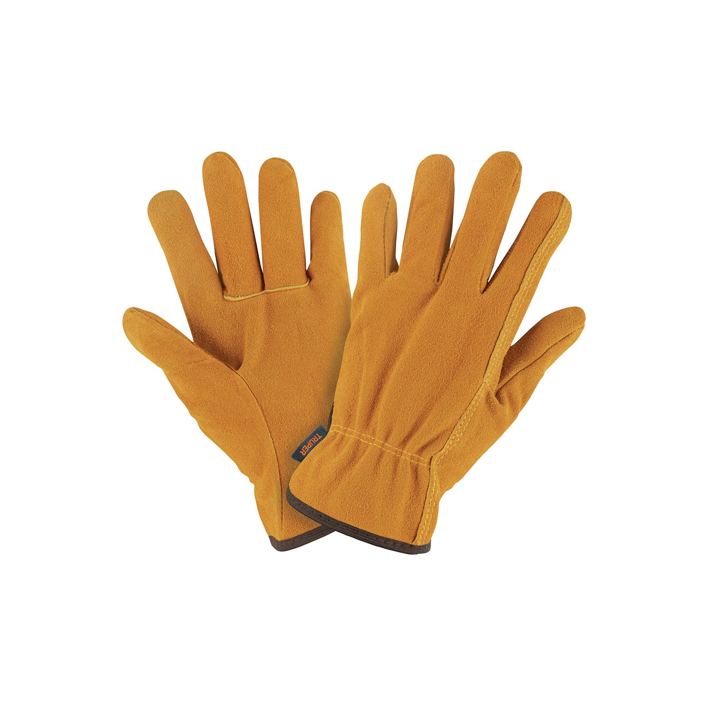 Guantes de Carnaza TRUPER GU-245 - Resistentes Abrasión para Construcción y Herramientas - Protección Profesional Manos