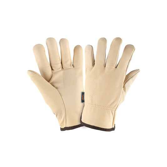 Guantes de Piel de Res TRUPER GU-273 - Protección Profesional para Jardinería y Mantenimiento Industrial