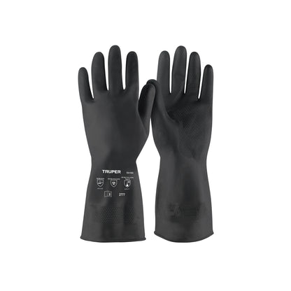 Guantes de Látex TRUPER GU-352 Antiderrapantes para Pintor - Protección Química Profesional Talla M