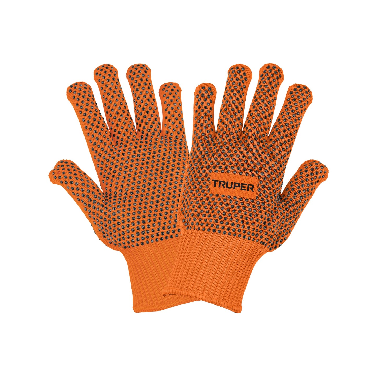 Guantes de Algodón con Puntos PVC TRUPER GU-445 - Agarre Superior para Trabajo Industrial y Construcción