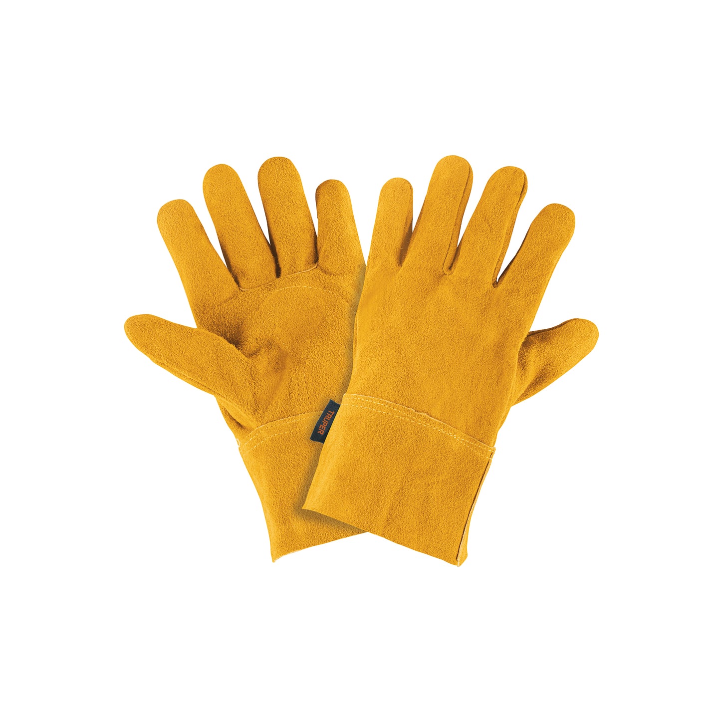 Guantes de Carnaza Cortos TRUPER GU-535 - Protección Profesional para Soldadura y Herrería