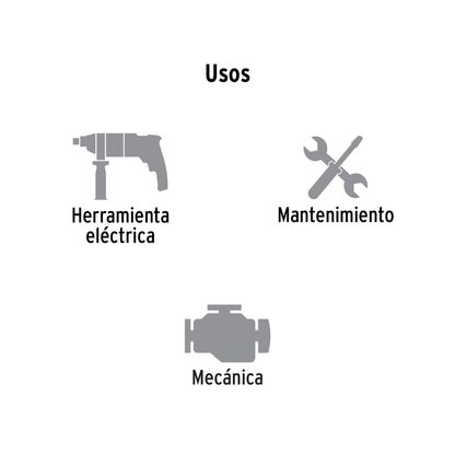 Guantes Mecánico TRUPER GU-615 Palma Reforzada Carnaza Sintética - Protección Profesional Herramientas Eléctricas