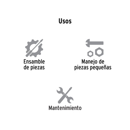 Guantes Mecánico Sin Dedos TRUPER GU-655 - Antivibración Carnaza Sintética para Mantenimiento Industrial