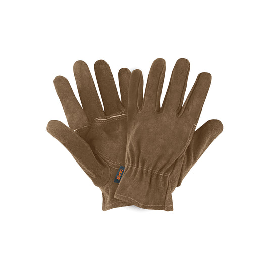 Guantes de Carnaza para Electricista TRUPER GU-715 - Resistentes Abrasión con Refuerzo Palmas - Protección Soldadura y Cables Eléctricos