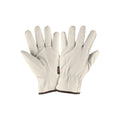 Guantes de Piel de Cerdo TRUPER GU-743 - Protección Industrial Resistente Abrasión para Construcción y Maquinaria