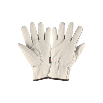 Guantes de Piel de Cerdo TRUPER GU-743 - Protección Industrial Resistente Abrasión para Construcción y Maquinaria