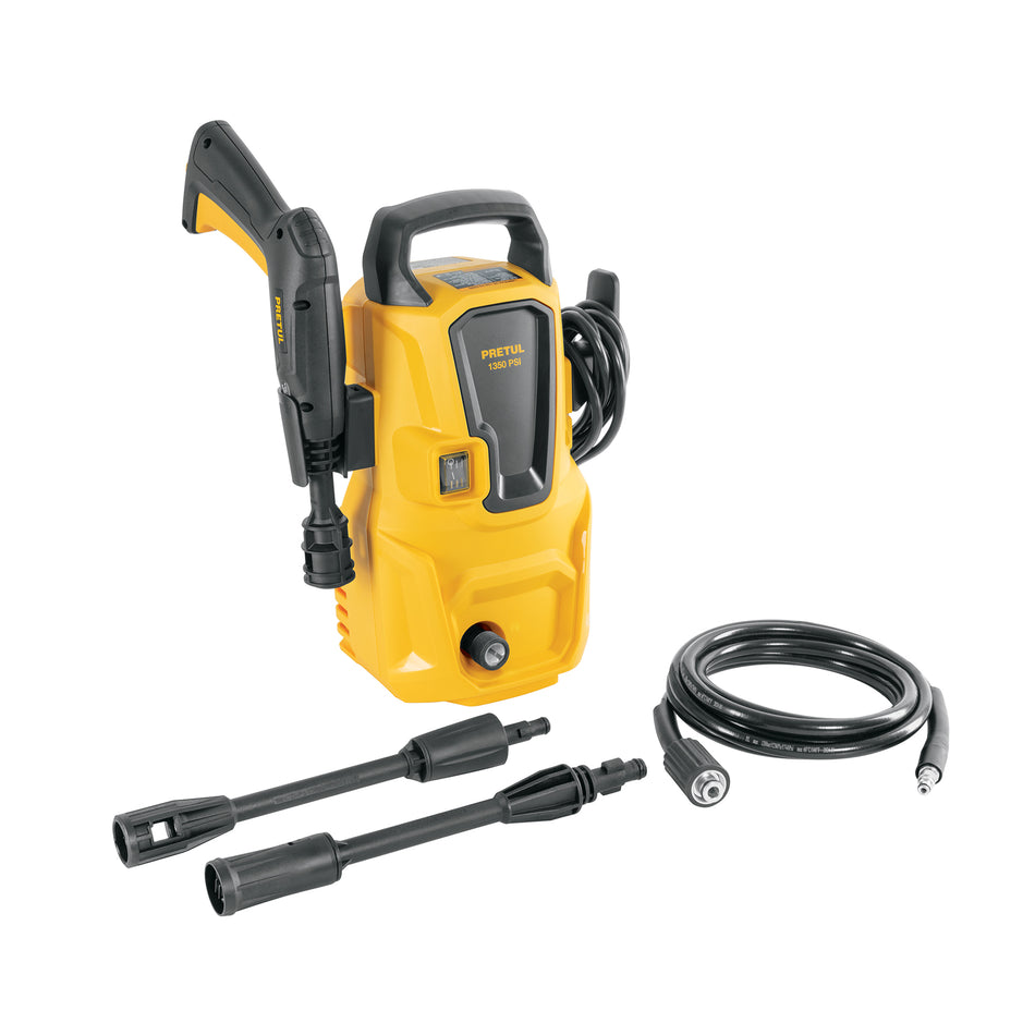 Hidrolavadora Eléctrica Pretul 1350 PSI - Motor 1.6 HP Profesional