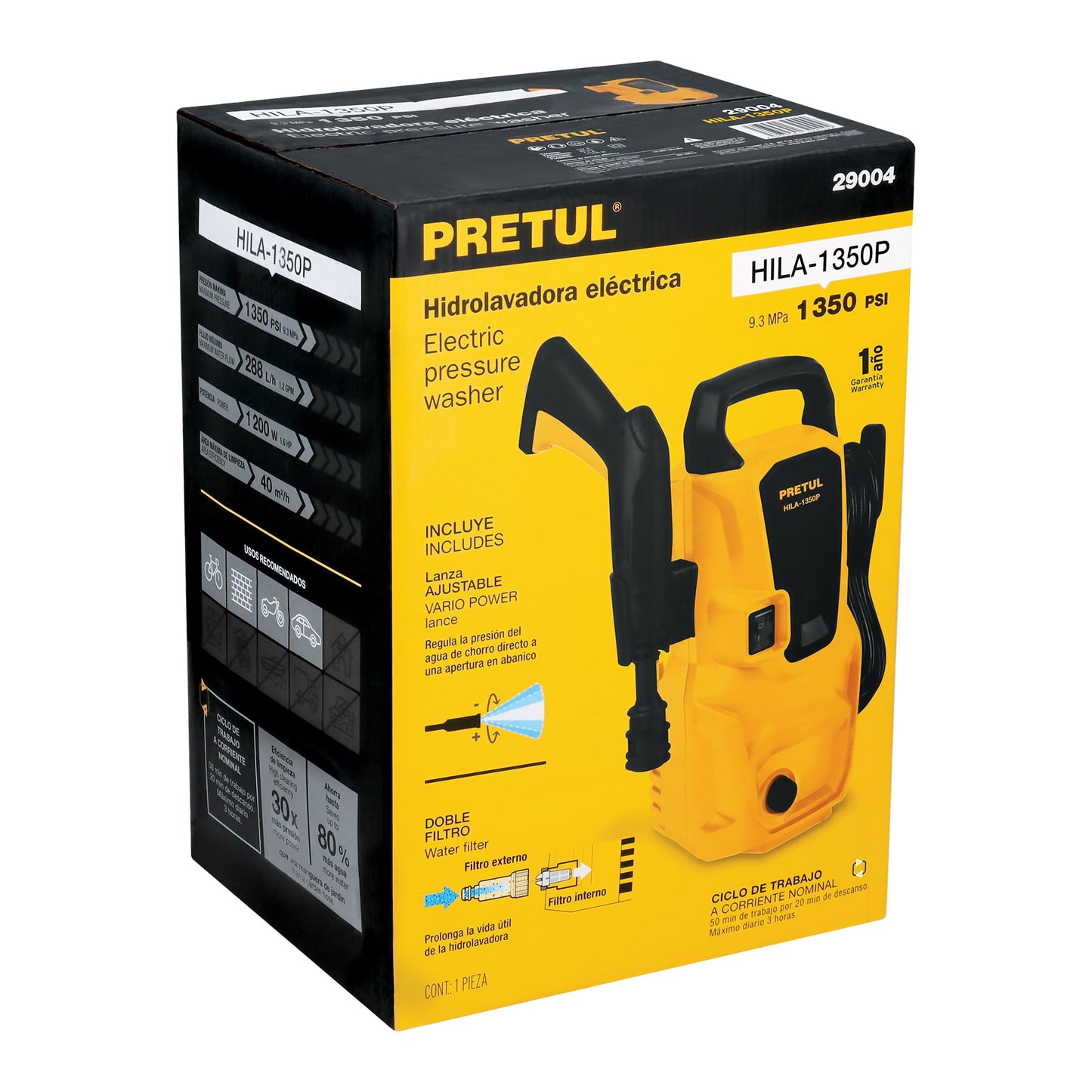 Hidrolavadora eléctrica 1350 PSI, Pretul