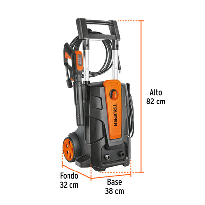 Hidrolavadora eléctrica 2000 PSI, Truper