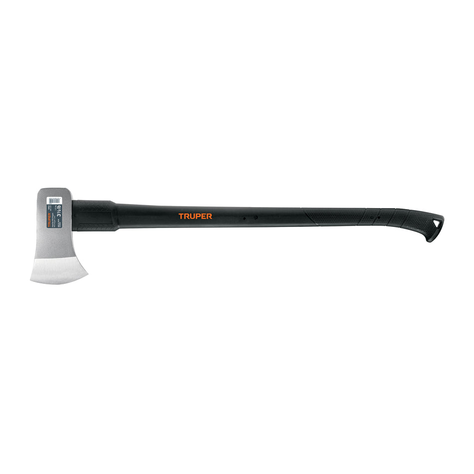Hacha Michigan Truper 3.5 lb Fibra Vidrio 34" - Corta Madera Tala Árboles Profesional HM-3-1/2F