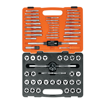 Juego de Machuelos y Tarrajas 60 Piezas Truper J-MATA-60 - Kit Profesional de Acero al Cromo para Reparar y Fabricar Cuerdas Dañadas con Estuche