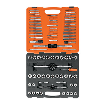 Juego Machuelos y Tarrajas 76 Piezas Truper J-MATA-76 - Reparación y Fabricación de Cuerdas Dañadas - Acero al Cromo con Estuche