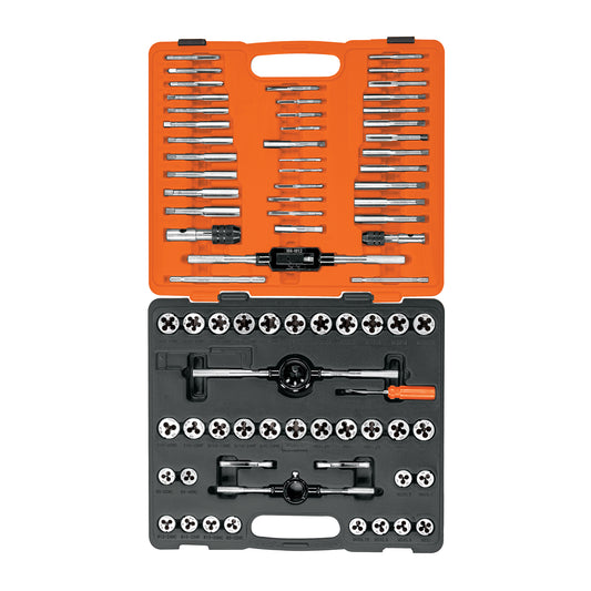 Juego Machuelos y Tarrajas 76 Piezas Truper J-MATA-76 - Reparación y Fabricación de Cuerdas Dañadas - Acero al Cromo con Estuche