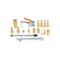 Kit Completo 17 Accesorios Neumáticos TRUPER JAN-17 - Pistola Aire, Inflador, Conectores - Solución Profesional Limpieza e Inflado