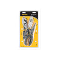 Juego 3 Pinzas Pretul Acero Carbono Mangos PVC - Herramientas Profesionales Agarre Seguro Trabajos Precisión Mecánica Electricidad - JGO-PIN-3C