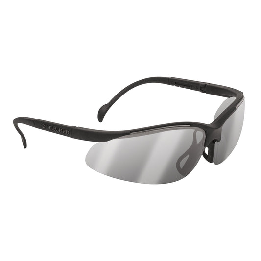 Lentes de Seguridad Espejo Plata TRUPER Vision LEDE-EP - Protección UV Antirayadura para Industria Construcción y Taller