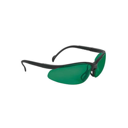 Lentes de Seguridad Industrial Truper LEDE-S5 - Protección UV Policarbonato Verde Anti-Rayadura para Construcción y Taller
